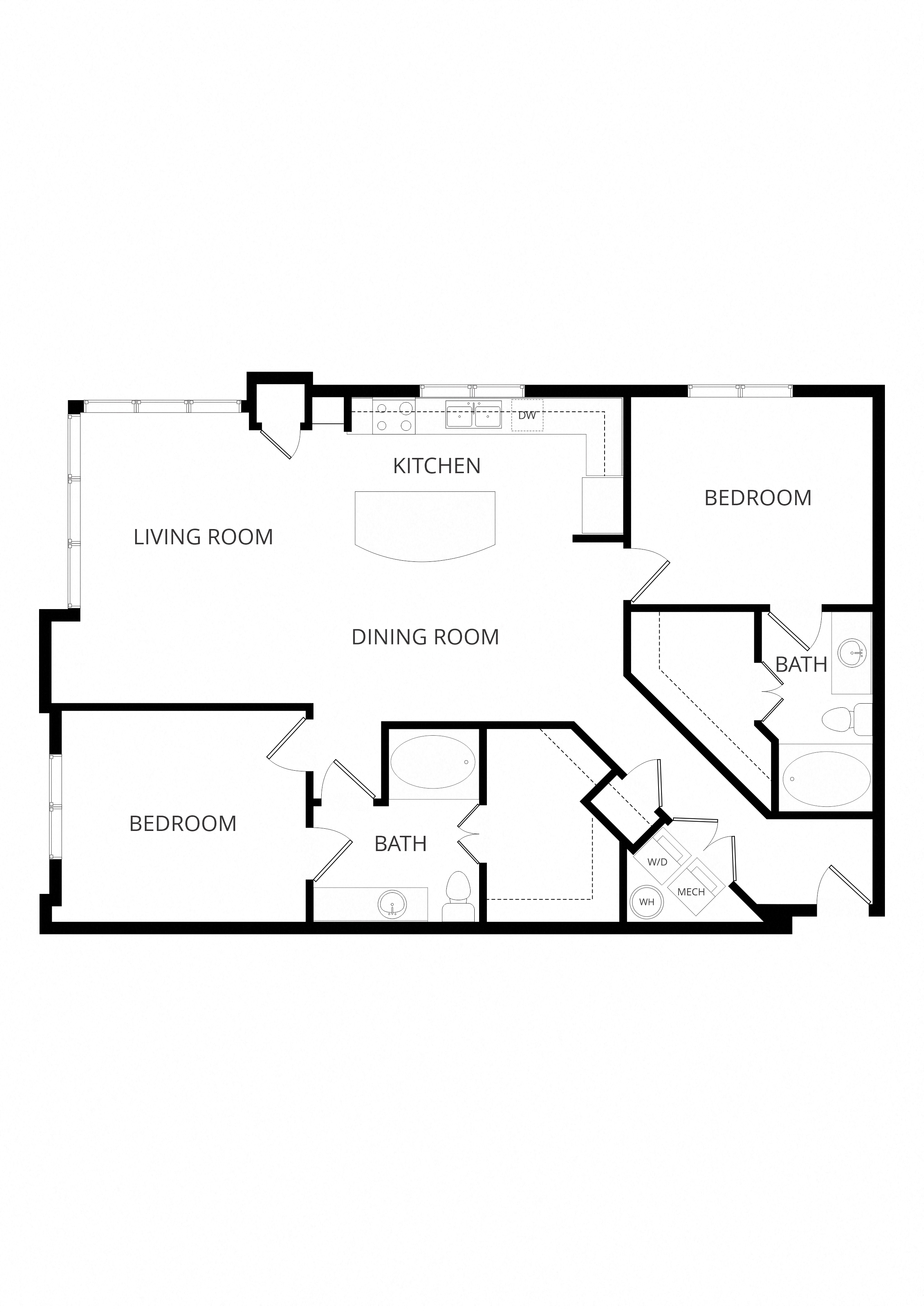 Flats - B3 floor plan